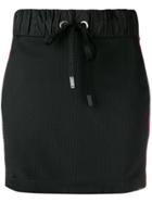 No Ka' Oi Perforated Mini Skirt - Black