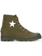 Givenchy Star Sneaker Boots - Green