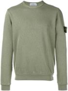 Stone Island '65360' Sweatshirt, Men's, Size: Xxl, Green, Cotton