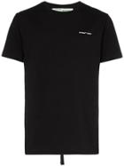 Off-white Logo Print Short-sleeved Cotton T-shirt - Black