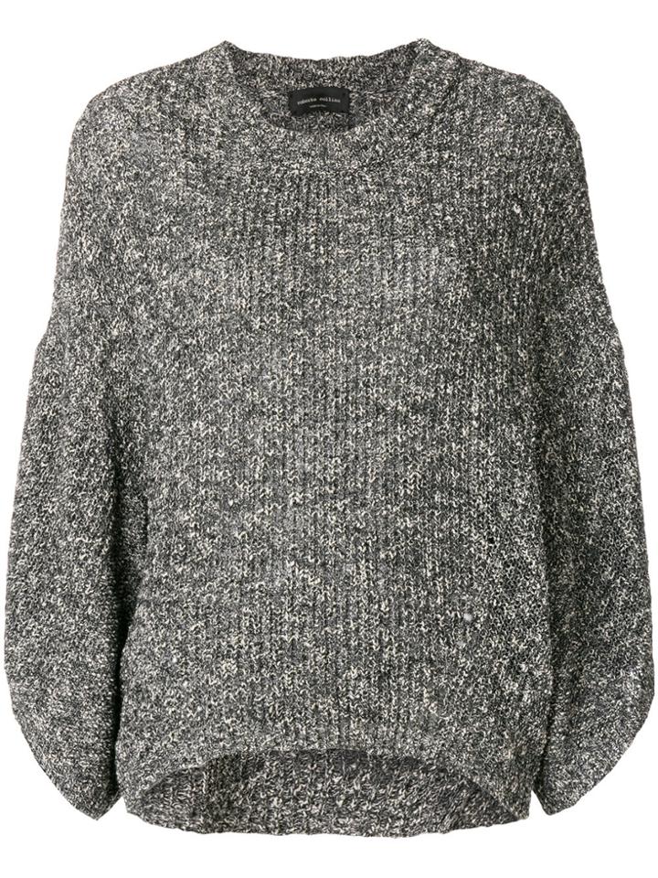 Roberto Collina Slouchy Sweater - Black