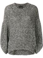 Roberto Collina Slouchy Sweater - Black
