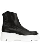 Julius Platform Ankle Boots, Men's, Size: 11, Black, Rubber/leather