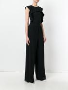 Red Valentino Tailored Fitted Jumpsuit - Black
