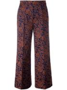 Twin-set Cropped Jacquard Trousers