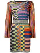 Missoni Slim-fit Checked Glitter Dress - Multicolour