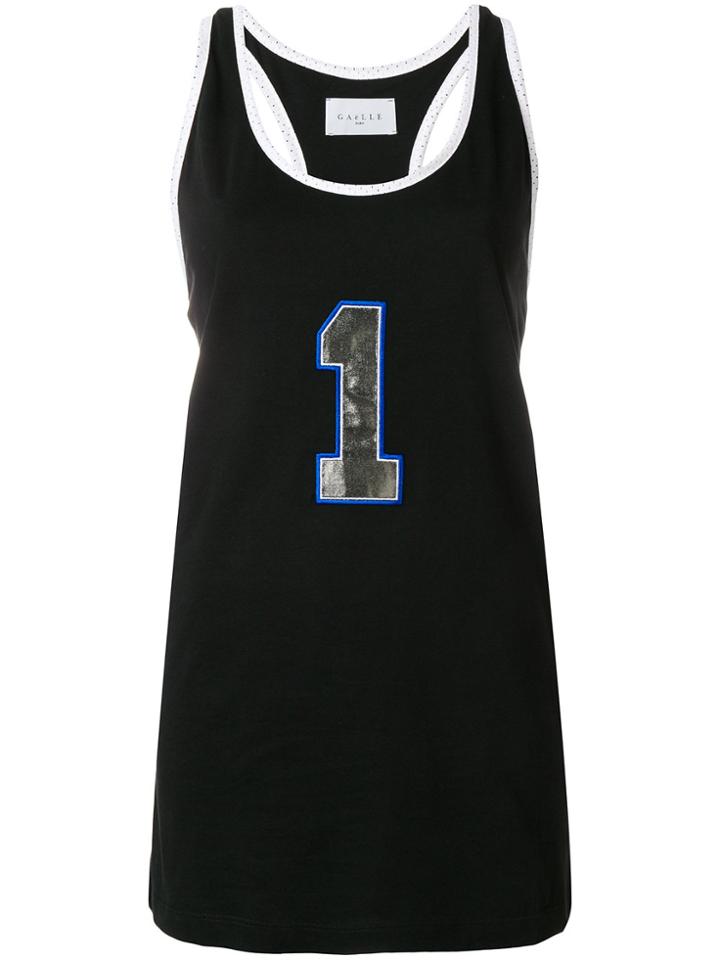 Gaelle Bonheur Racerback Tank Top - Black