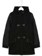 Karl Lagerfeld Kids Teen Duffle Coat - Black