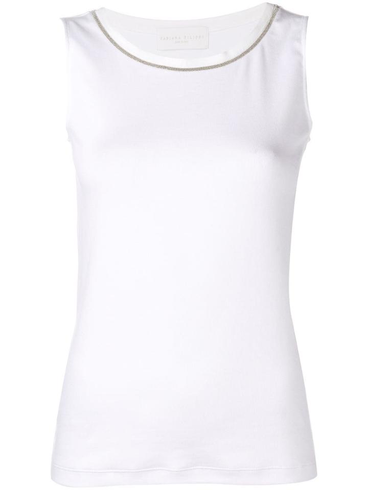 Fabiana Filippi Sleeveless T-shirt - White