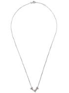 Stone Paris 18kt Black Gold Delicate Diamond Necklace