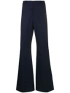 Martine Rose Double Flare Tailored Trousers - Blue