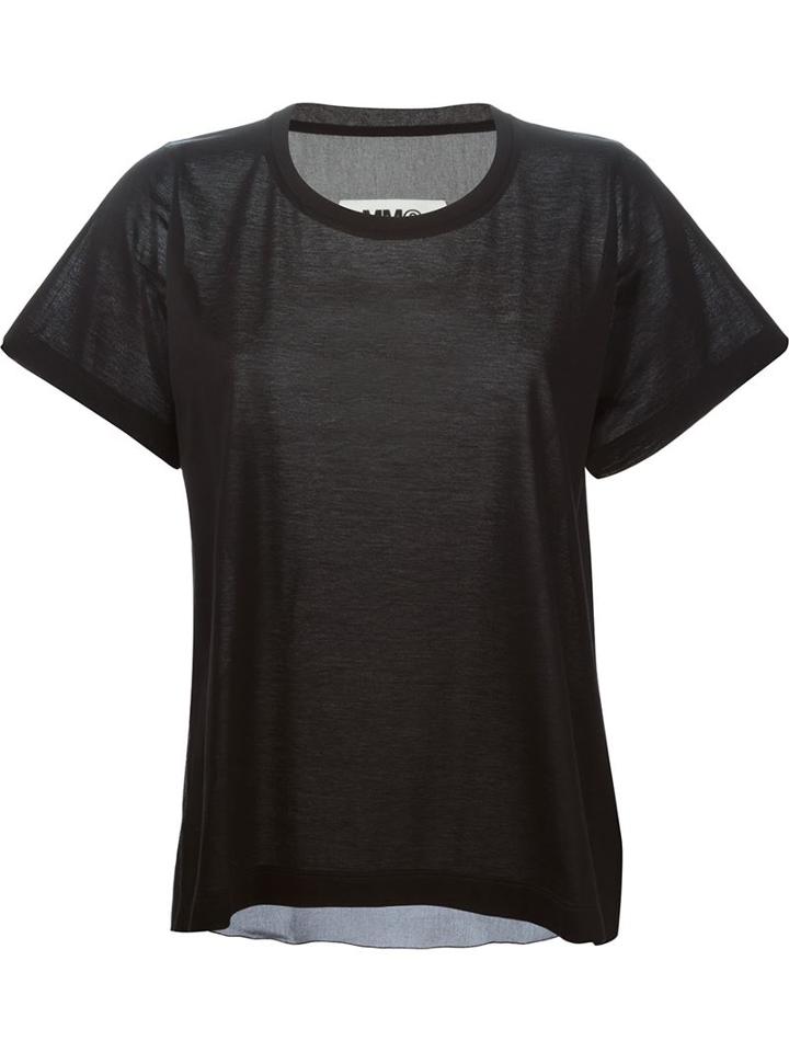 Mm6 Maison Margiela Sheer Back T-shirt