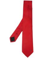Versace Medusa Print Tie - Red
