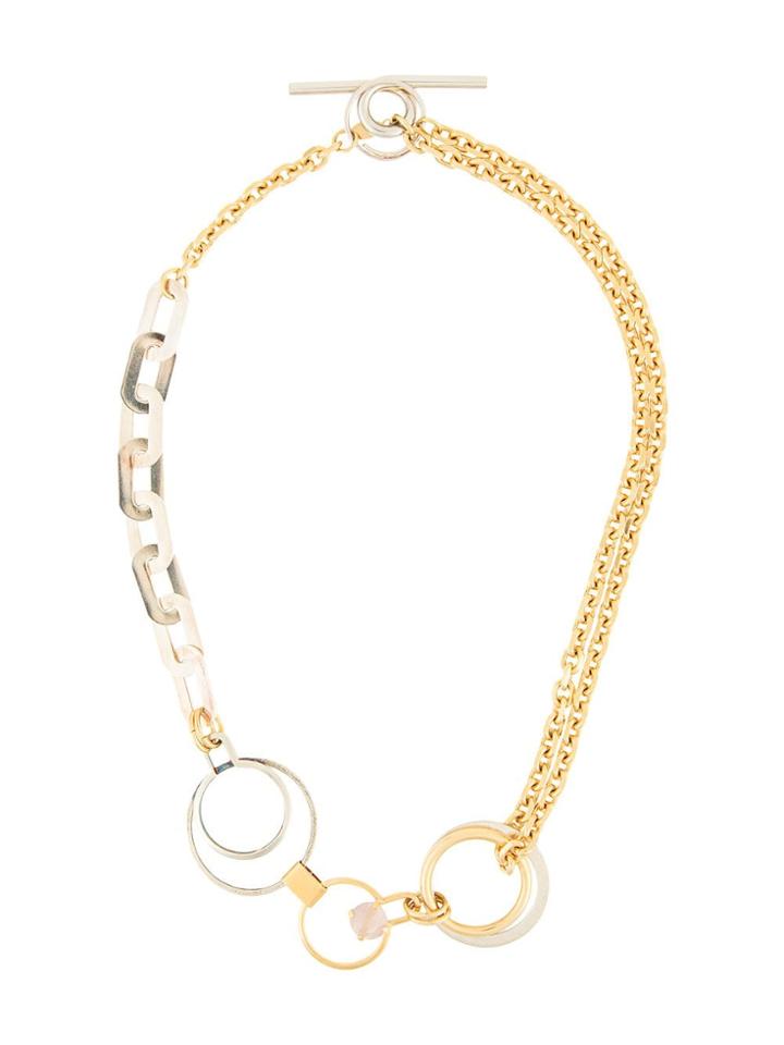 Wouters & Hendrix Contrast Chain Necklace - Gold