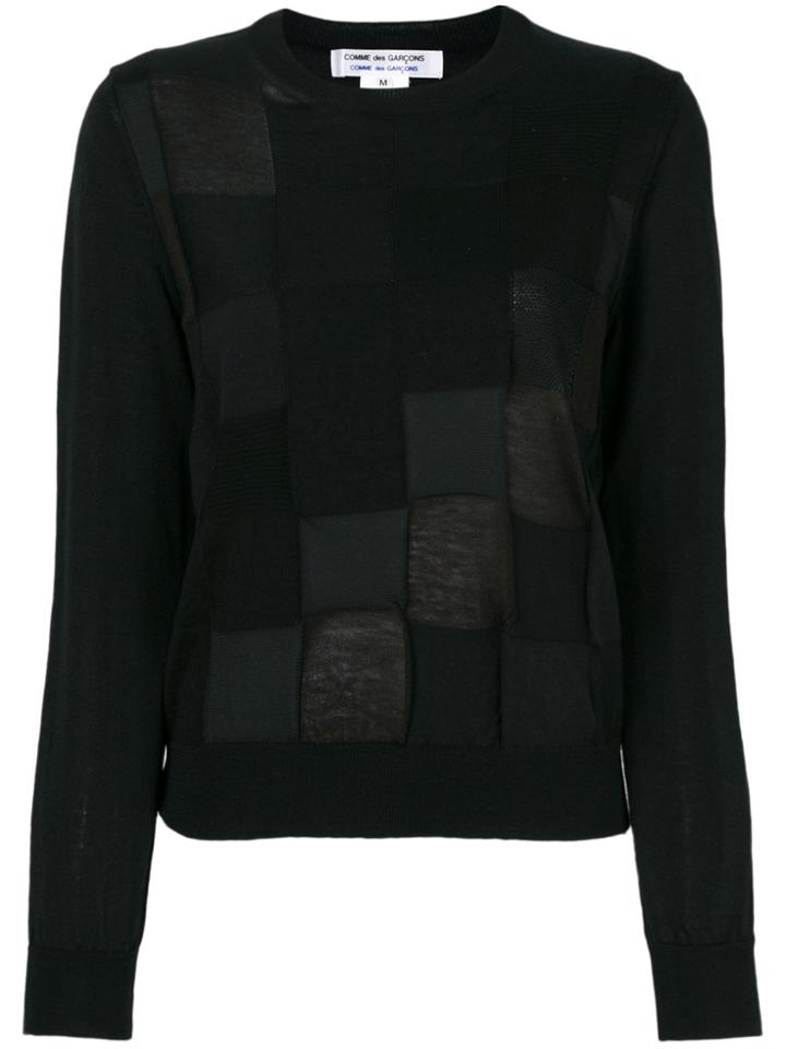 Comme Des Garçons Comme Des Garçons Crew Neck Sweater - Black