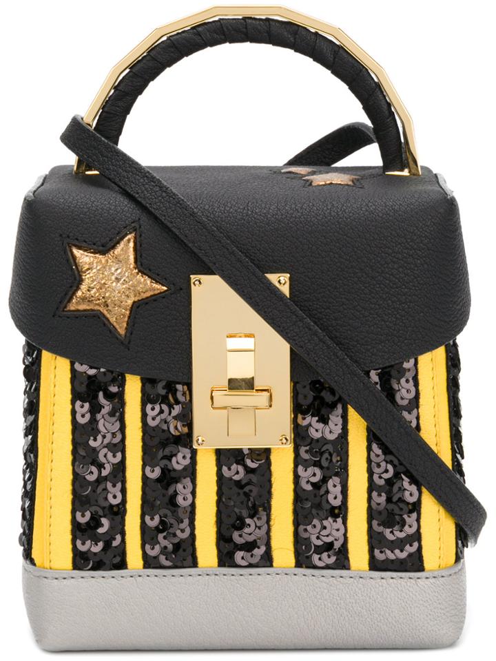 The Volon Ny Taxi Box Mini Bag - Black