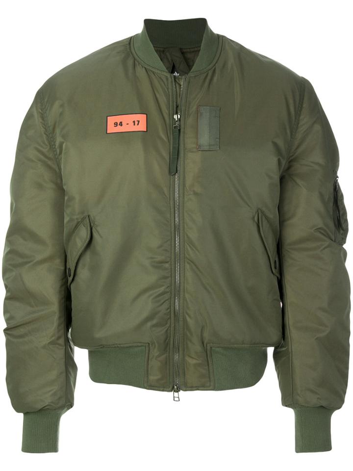 Maharishi Zipped Bomber Jacket - Green