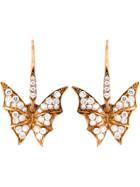 Stephen Webster Diamond Wing Earrings - Metallic