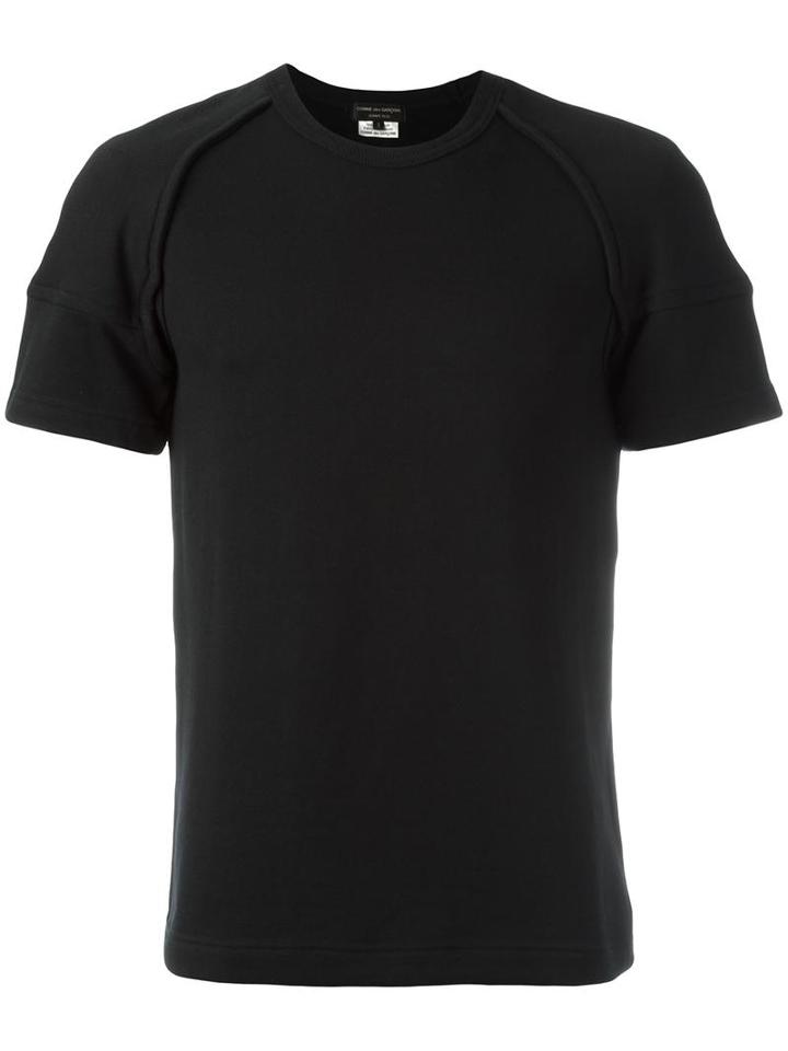 Comme Des Garçons Homme Plus Round Neck T-shirt, Men's, Size: Medium, Black, Cotton