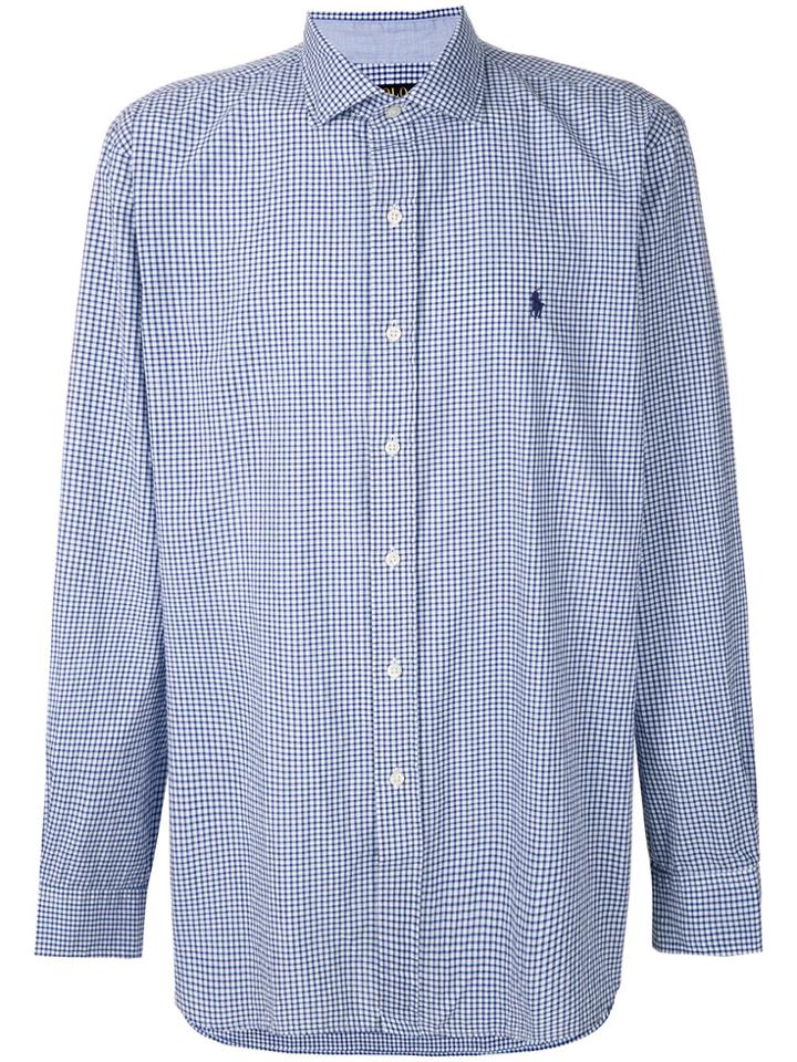 Polo Ralph Lauren Gingham Logoed Shirt - Blue