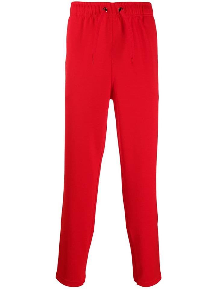 Burberry Side Stripe Track Pants - Red