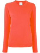Paul Smith Round Neck Jumper, Women's, Size: Xl, Yellow/orange, Cashmere