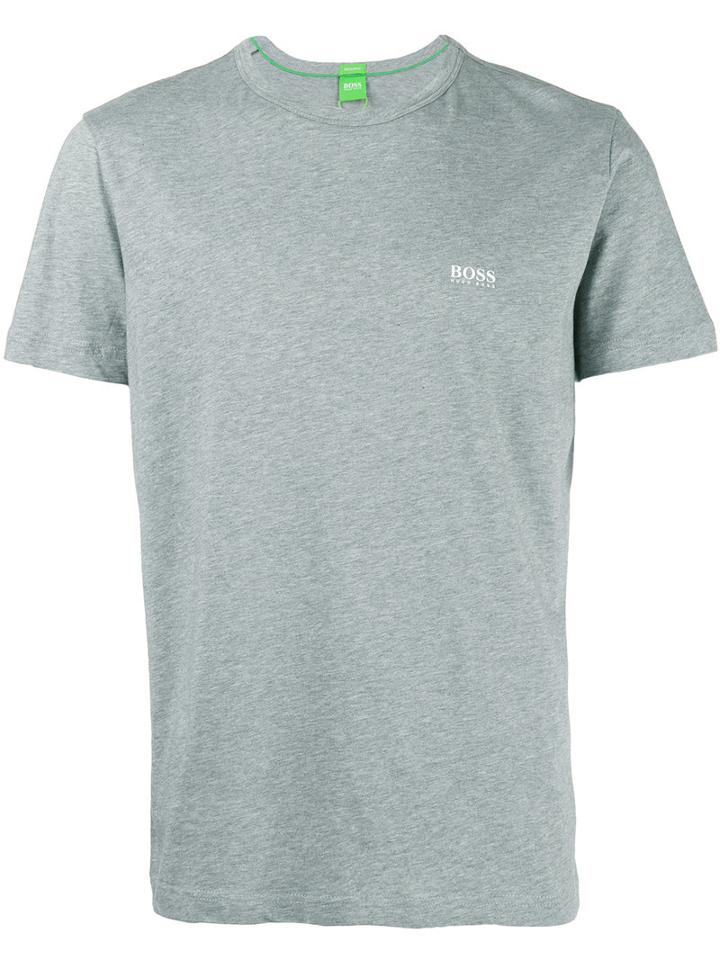 Boss Hugo Boss Embroidered Logo T-shirt, Men's, Size: Xl, Grey, Cotton