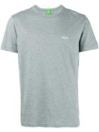Boss Hugo Boss Embroidered Logo T-shirt, Men's, Size: Xl, Grey, Cotton