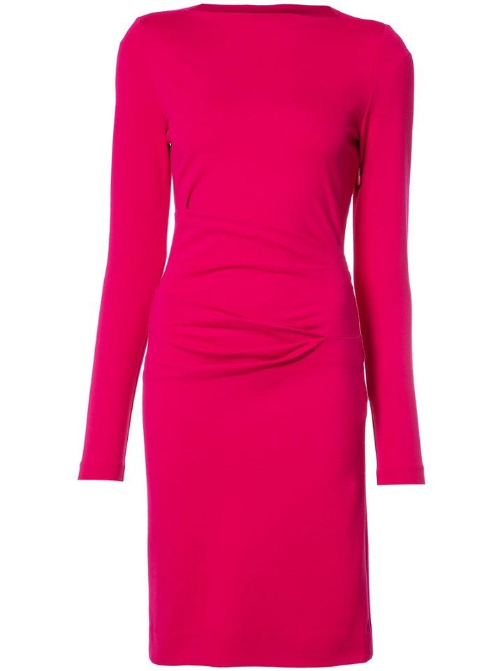 Nicole Miller Fitted Dress, Women's, Size: Xs, Pink/purple, Rayon/nylon/spandex/elastane