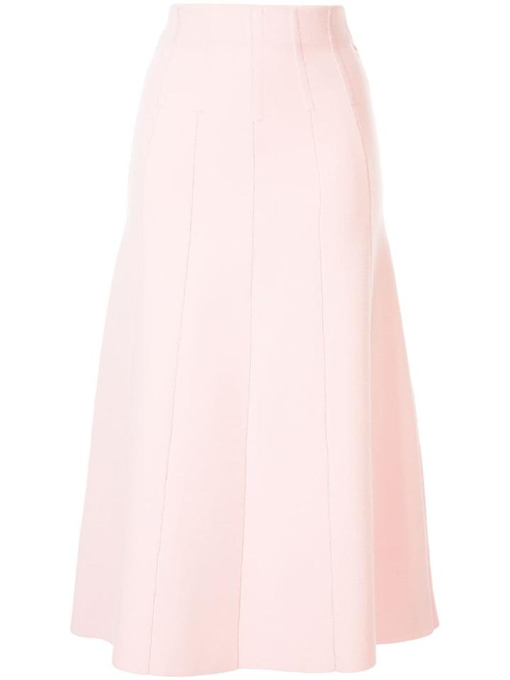 Ginger & Smart Valour Knit Crepe Skirt - Pink