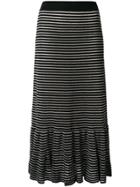 Sonia Rykiel Striped Skirt - Black