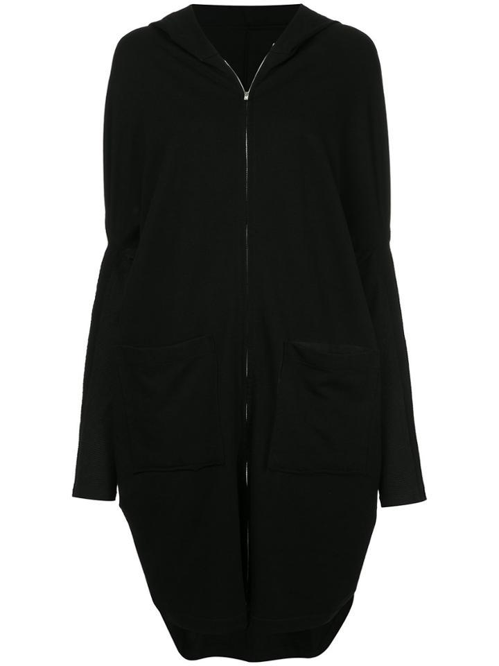 Taylor Panelled Concave Coat - Black