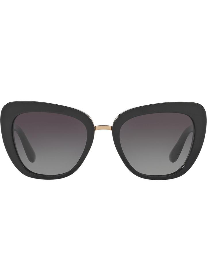 Dolce & Gabbana Eyewear Cat Eye Sunglases - Black