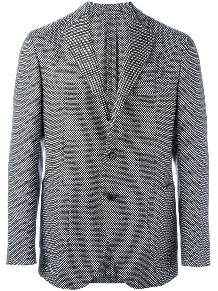 Gabriele Pasini Three Button Blazer, Men's, Size: 50, Grey, Viscose/wool