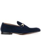 Doucal's Almond Toe Loafers - Blue