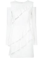Manning Cartell Cut-out Shoulder Panel Dress, Women's, Size: 12, White, Spandex/elastane/viscose