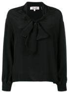 Diane Von Furstenberg Pussy Bow Blouse - Black