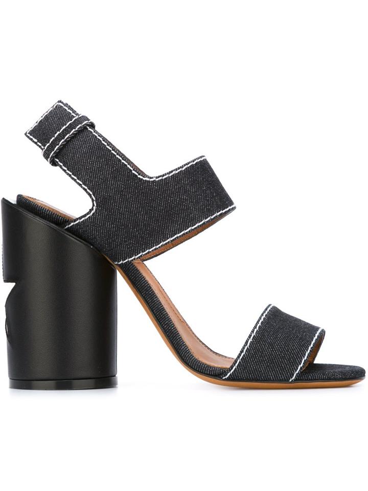 Givenchy Denim 'rena' Sandals - Blue