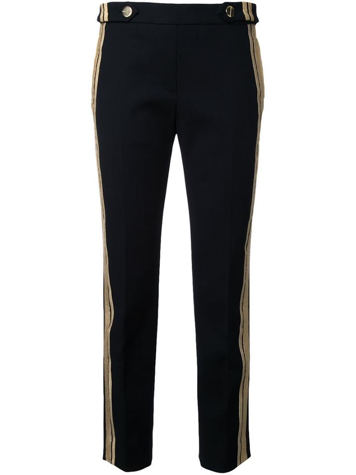 Neil Barrett Striped Cropped Trousers