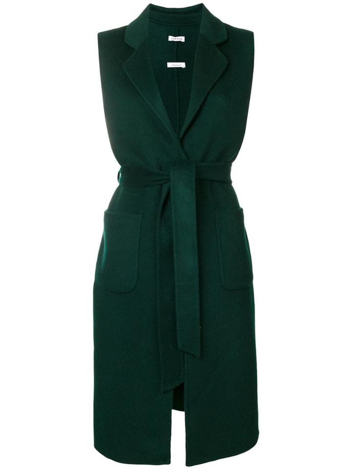 P.a.r.o.s.h. Lover Sleeveless Coat - Green
