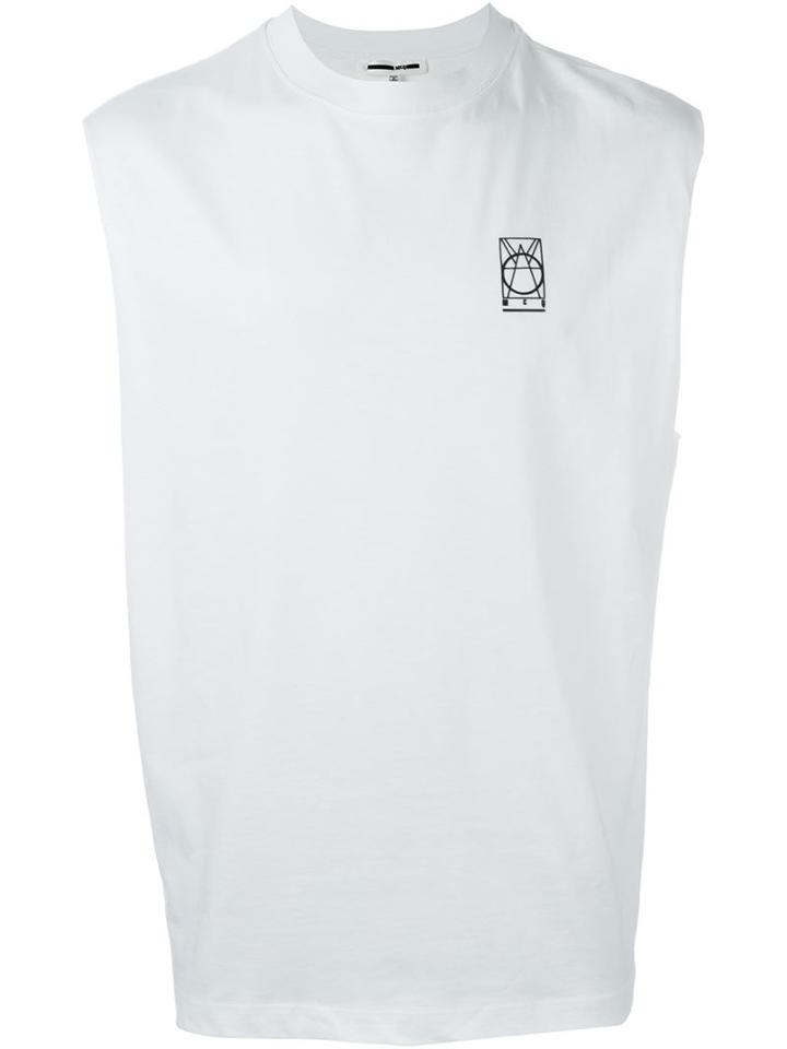 Mcq Alexander Mcqueen Chest Glyph Logo Print Top