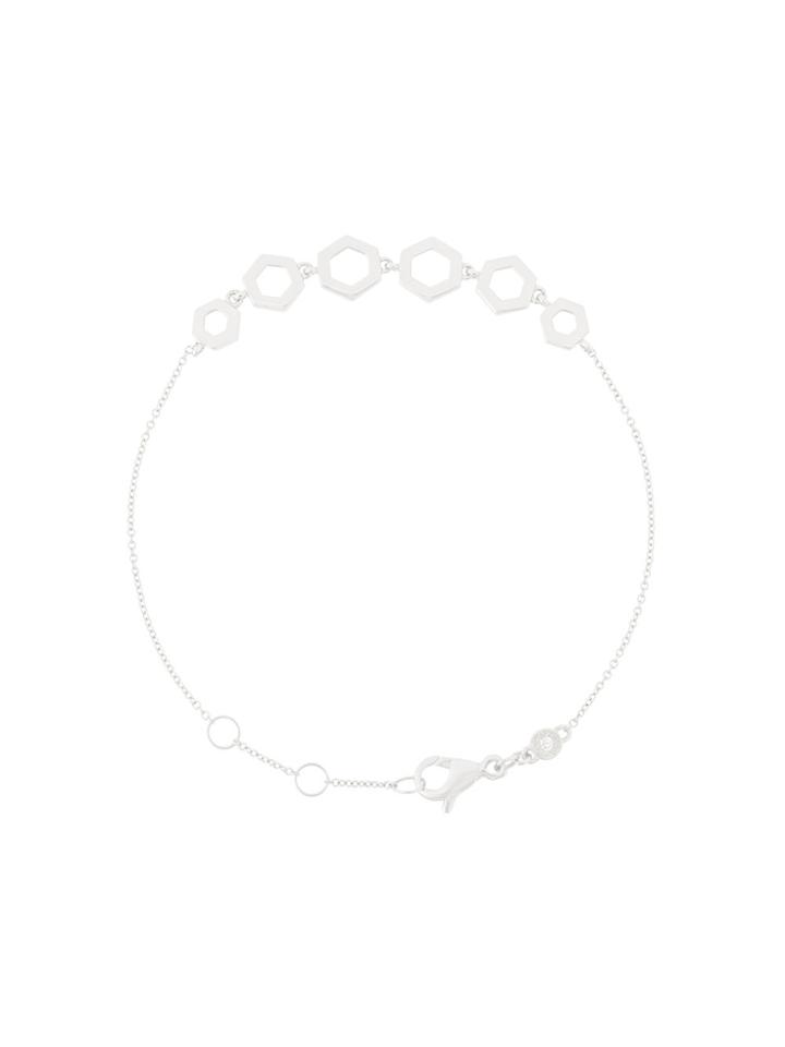 Astley Clarke Plain Honeycomb Bracelet - Metallic