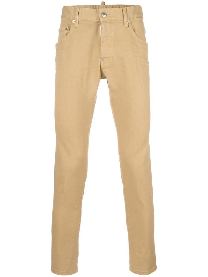 Dsquared2 Skater Jeans, Men's, Size: 44, Nude/neutrals, Cotton/spandex/elastane