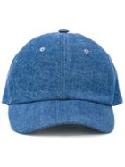 Sunnei - Denim Cap - Men - Cotton - One Size, Blue, Cotton