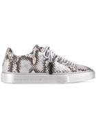 Philipp Plein Lo-top Statement Sneakers - Silver