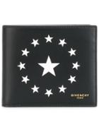 Givenchy Circle Star Print Wallet - Black