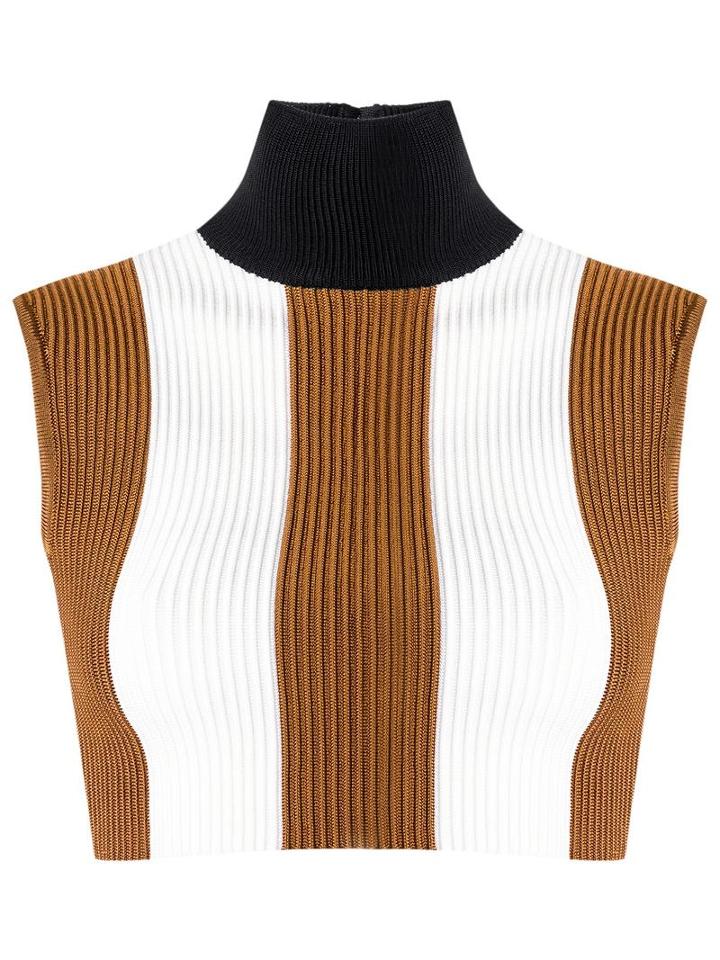 Haight Sleeveless Knit Top, Women's, Size: Medium, Brown, Polyamide/spandex/elastane/viscose