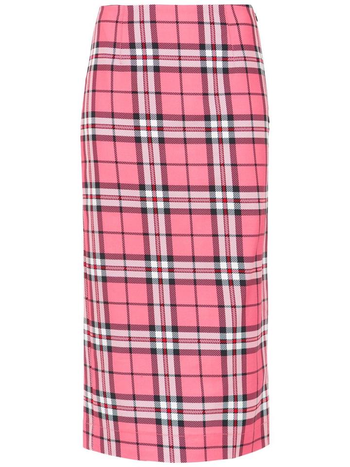 Reinaldo Lourenço Check Mid Skirt - Pink