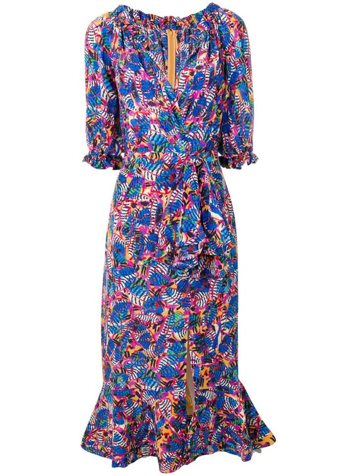 Saloni Olivia Dress - Blue