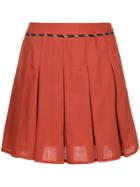 Guild Prime Pleated Mini Skirt - Yellow & Orange